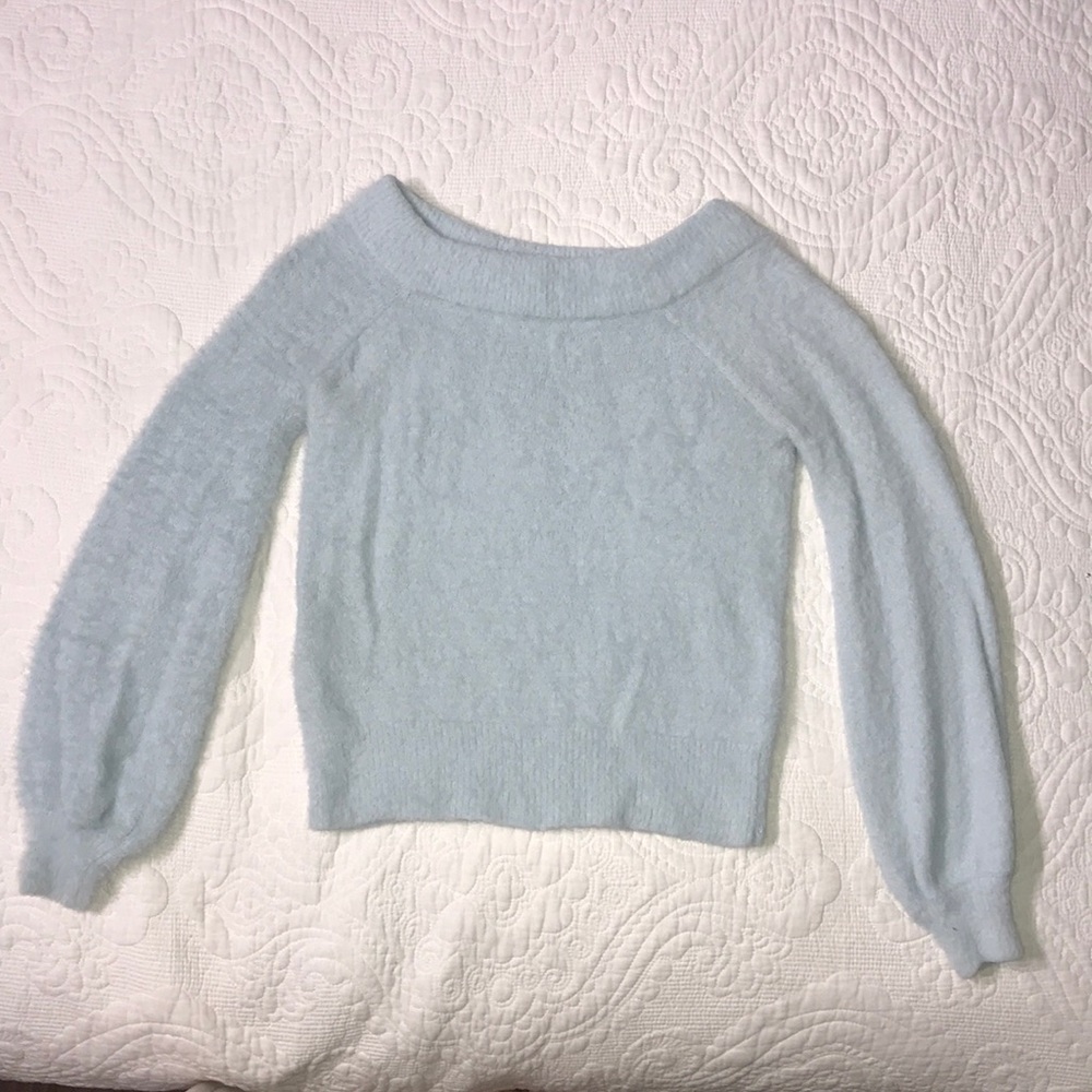 Lightly used baby blue sweater